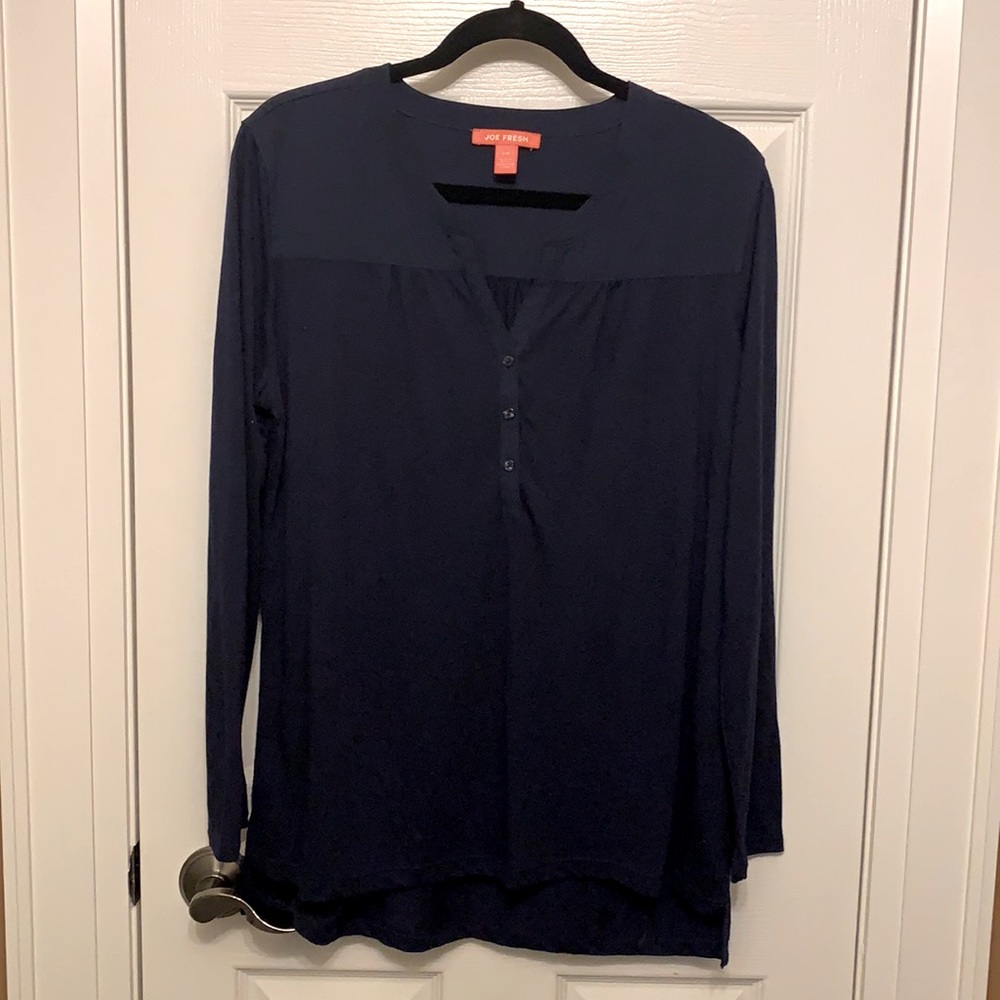 3/$15 Joe Fresh Long Sleeve Henley Style Top